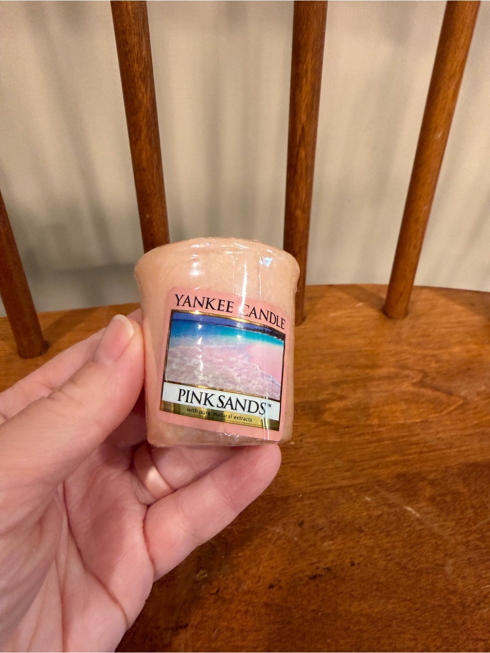 Yankee Candle Pink Sands 1.75 oz votive Candle